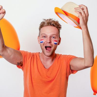 WK voetbal op groot scherm